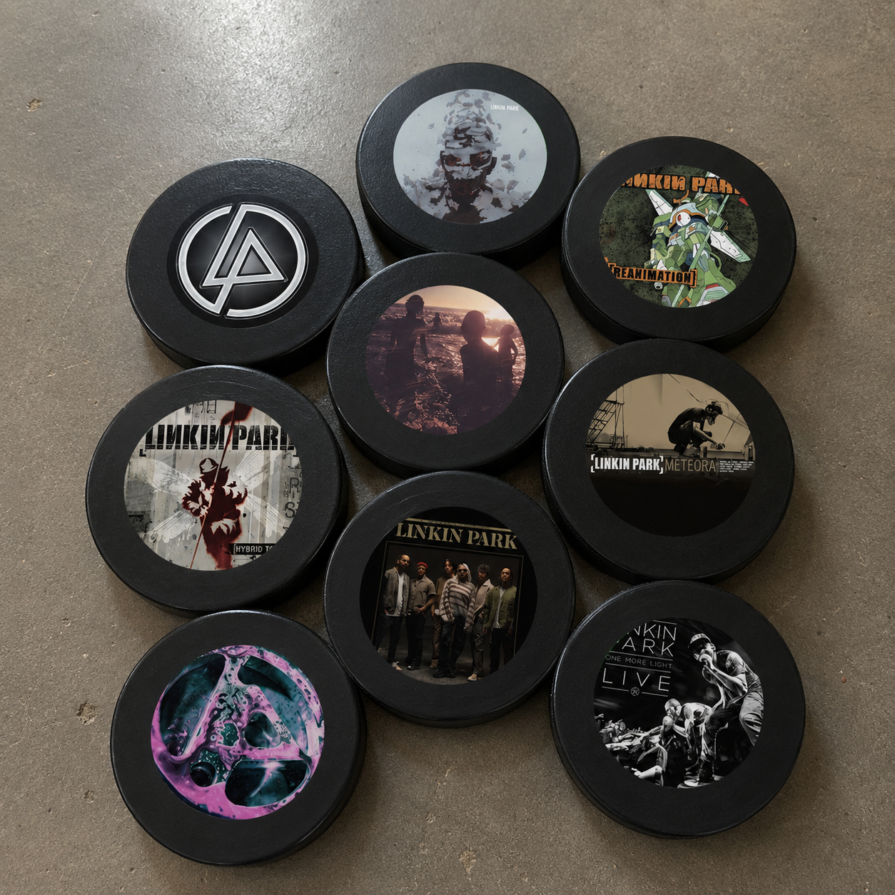 Linking Park inspired 9 collectible discs
