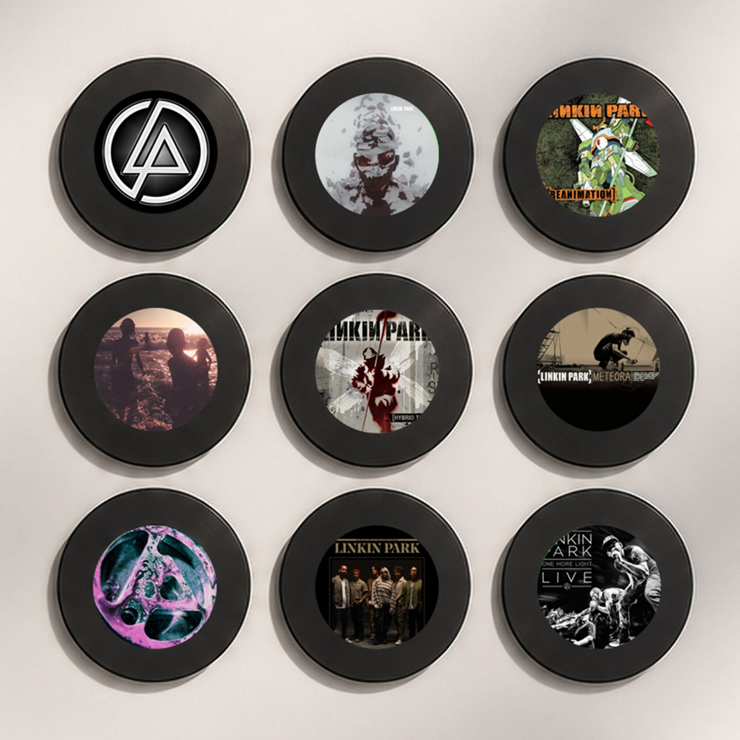 Linking Park inspired 9 collectible discs