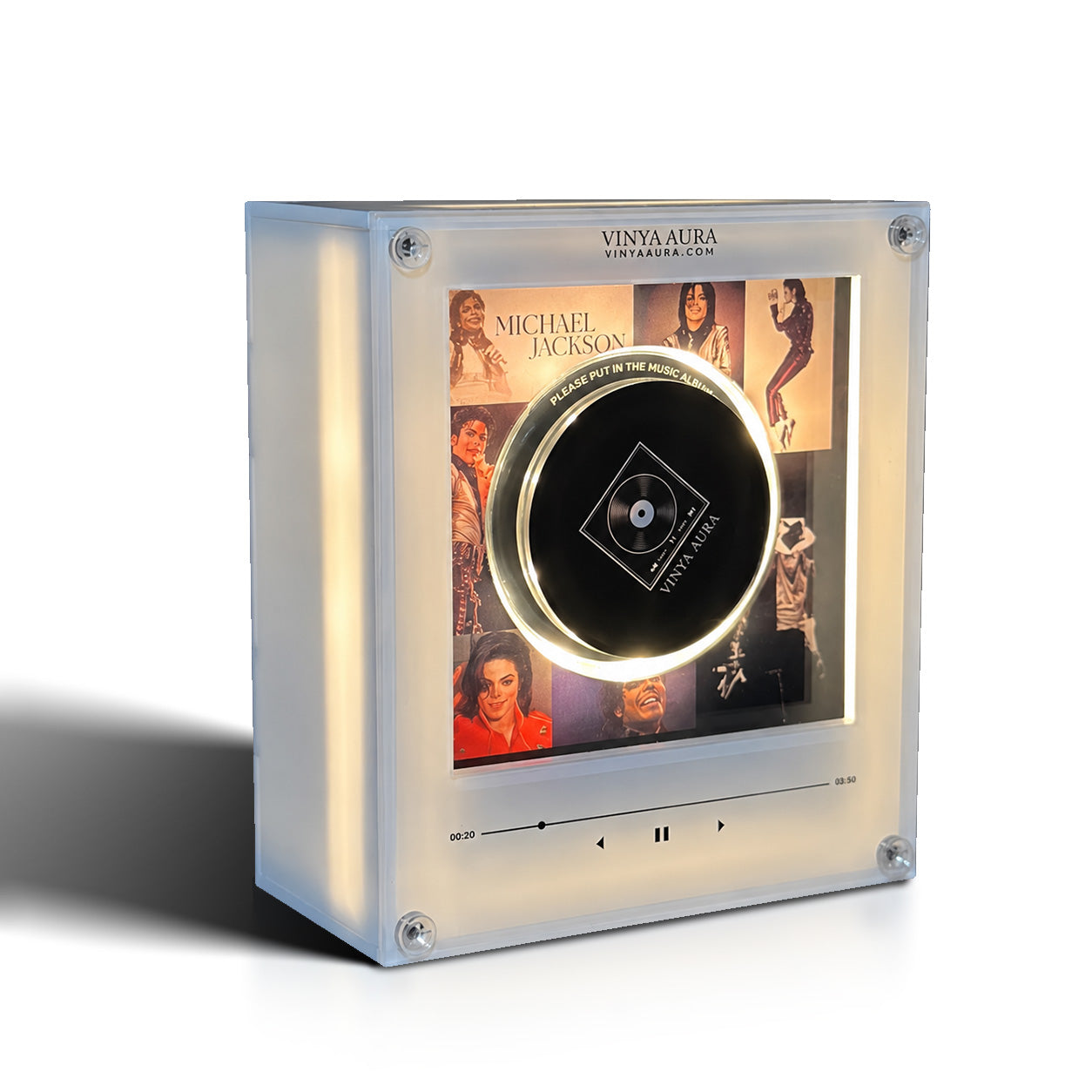 Michael Jackson Inspired Mini Vinyl Player Set | Vinya Aura