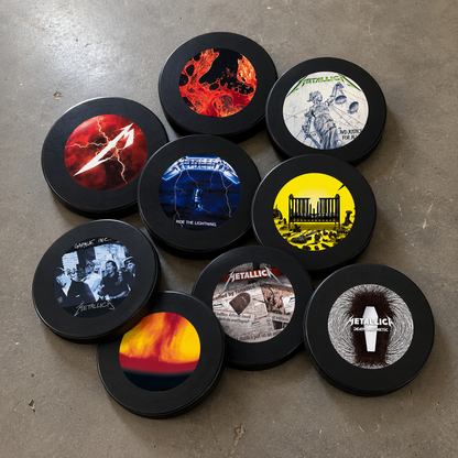 Metallica inspired 9 collectible discs