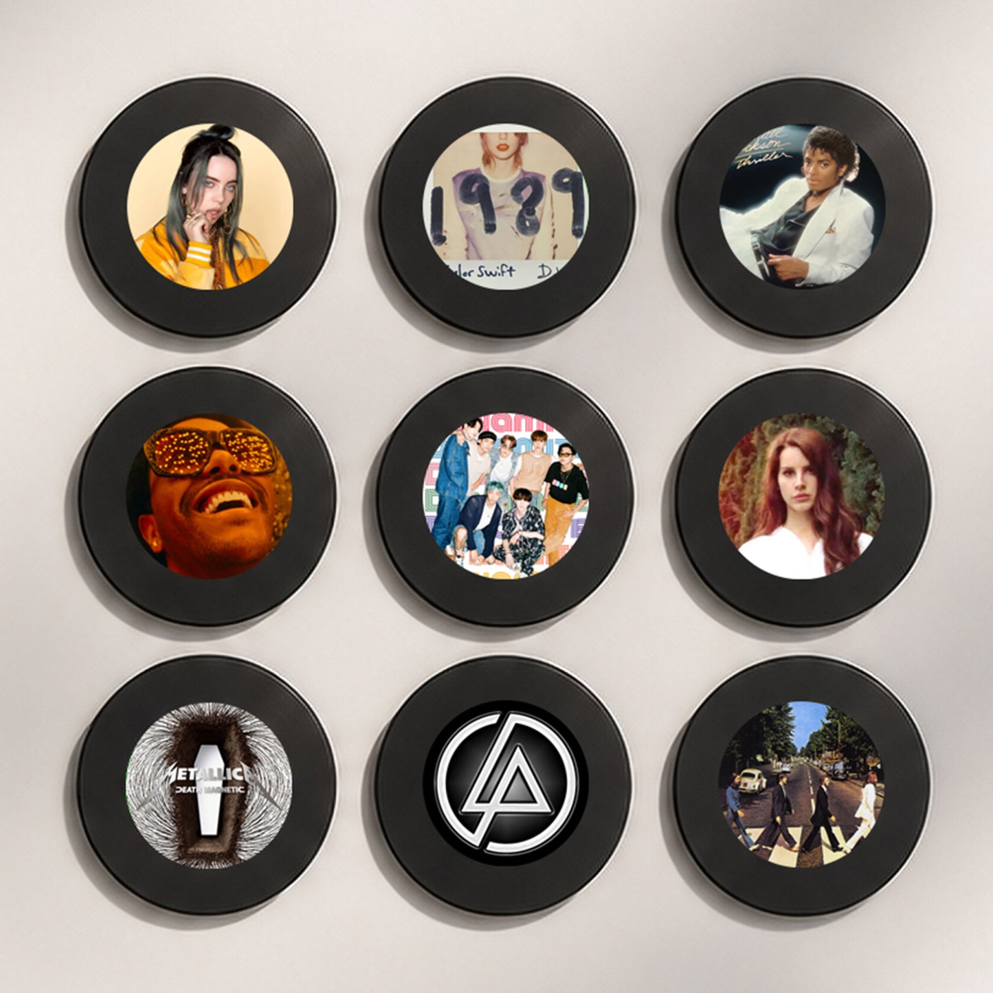Multi Artist inspired 9 collectible discs for Vinya Aura
